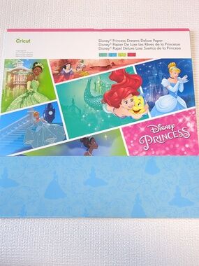🌸Cricut Deluxe Paper 12" x 12" - Disney Princess Theme, 12 double sided pages